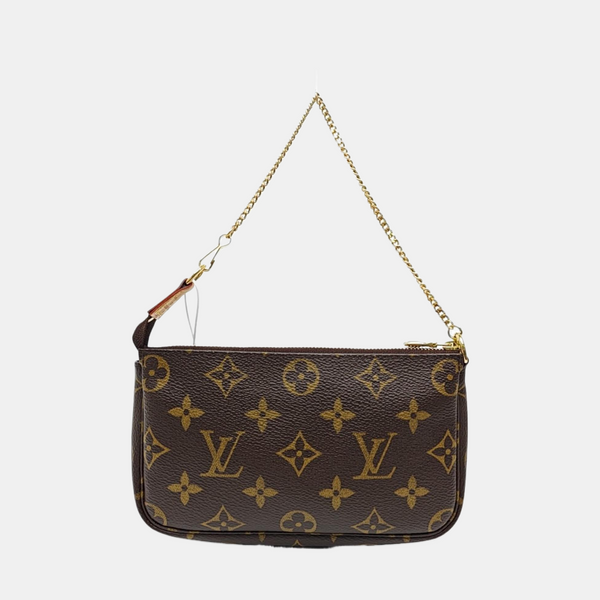ACCESSOIRES MM Monogram Coated Canvas Brown