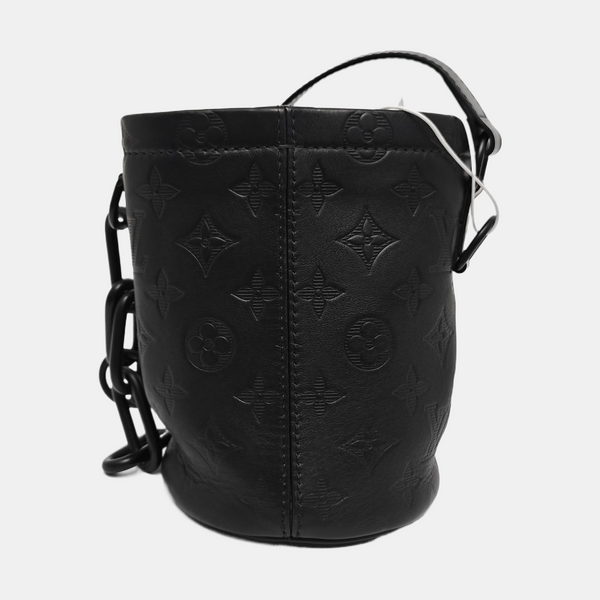 CHALK Monogram Calfskin Black
