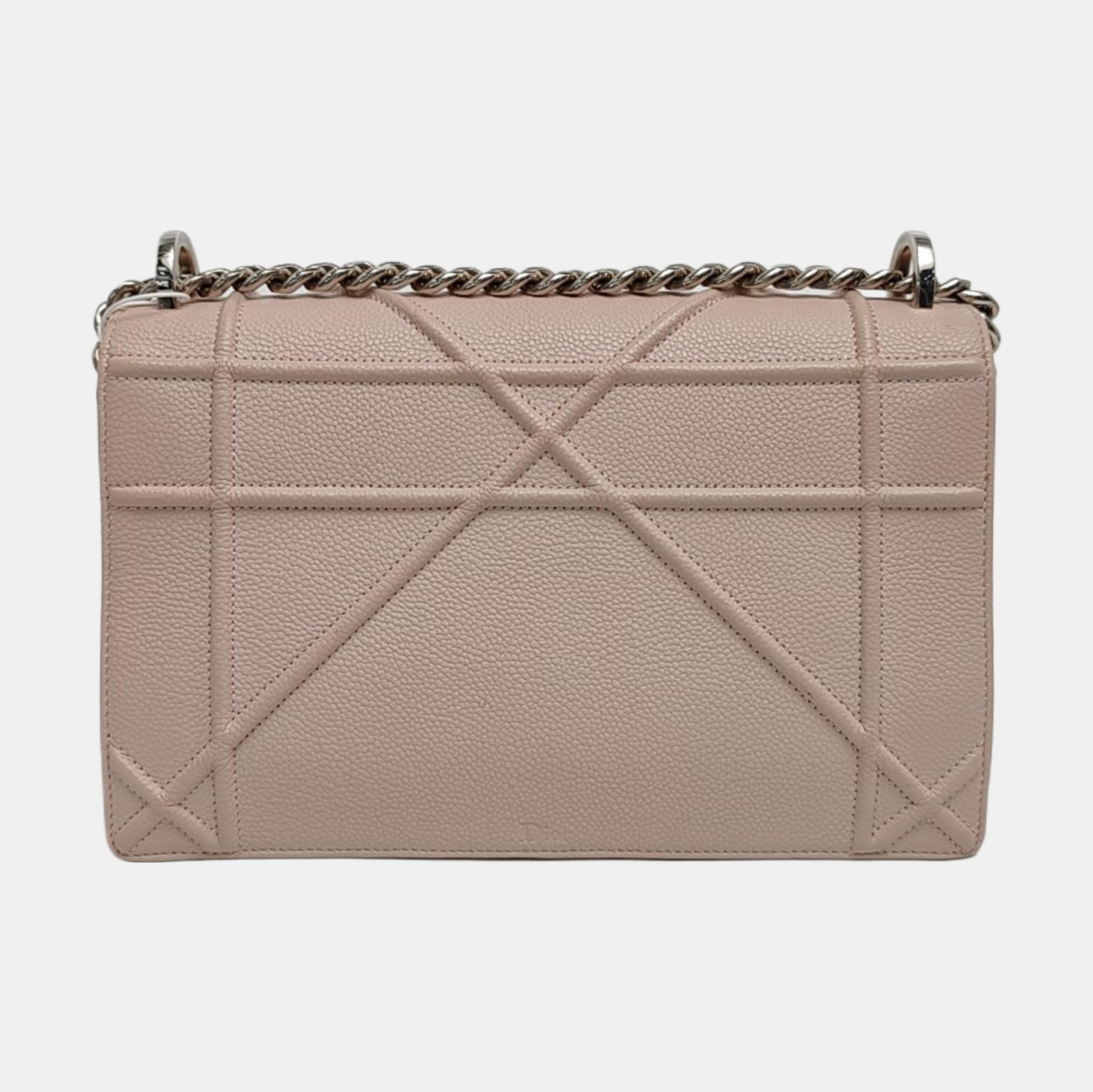 Diorama Medium Cannage Calfskin Red