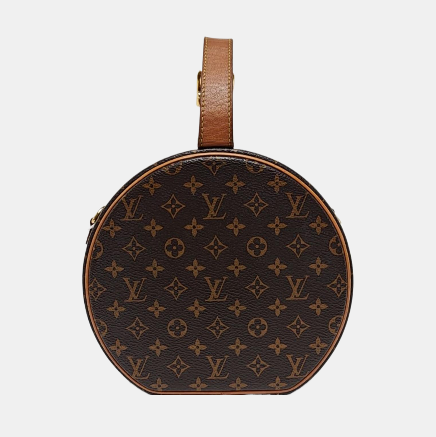 BOITE CHAPEAU PM Monogram Coated Canvas Brown