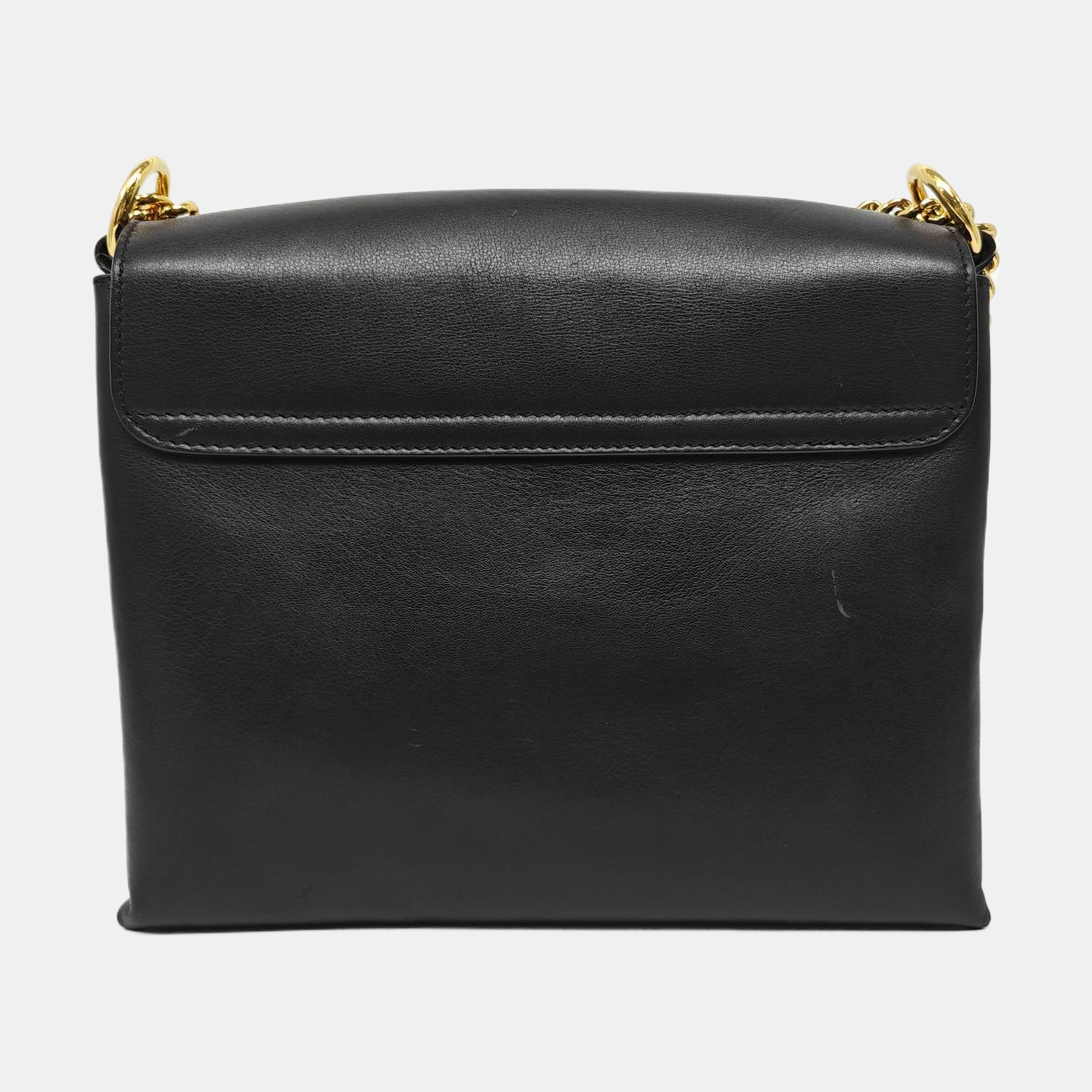 Calfskin Shoulder Bag Black