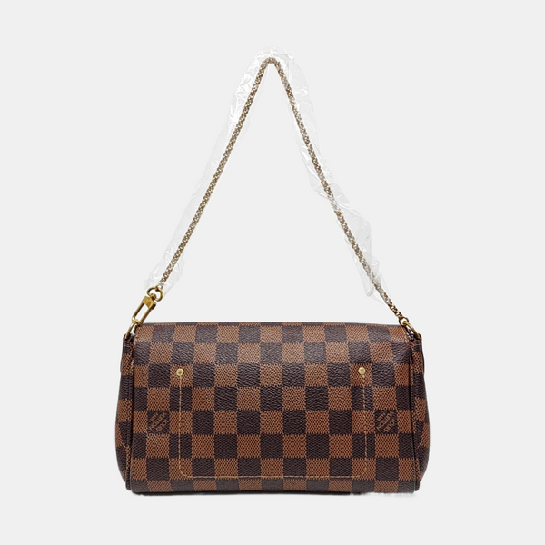 FAVORITE PM Damier Ebene Coated Canvas Brown