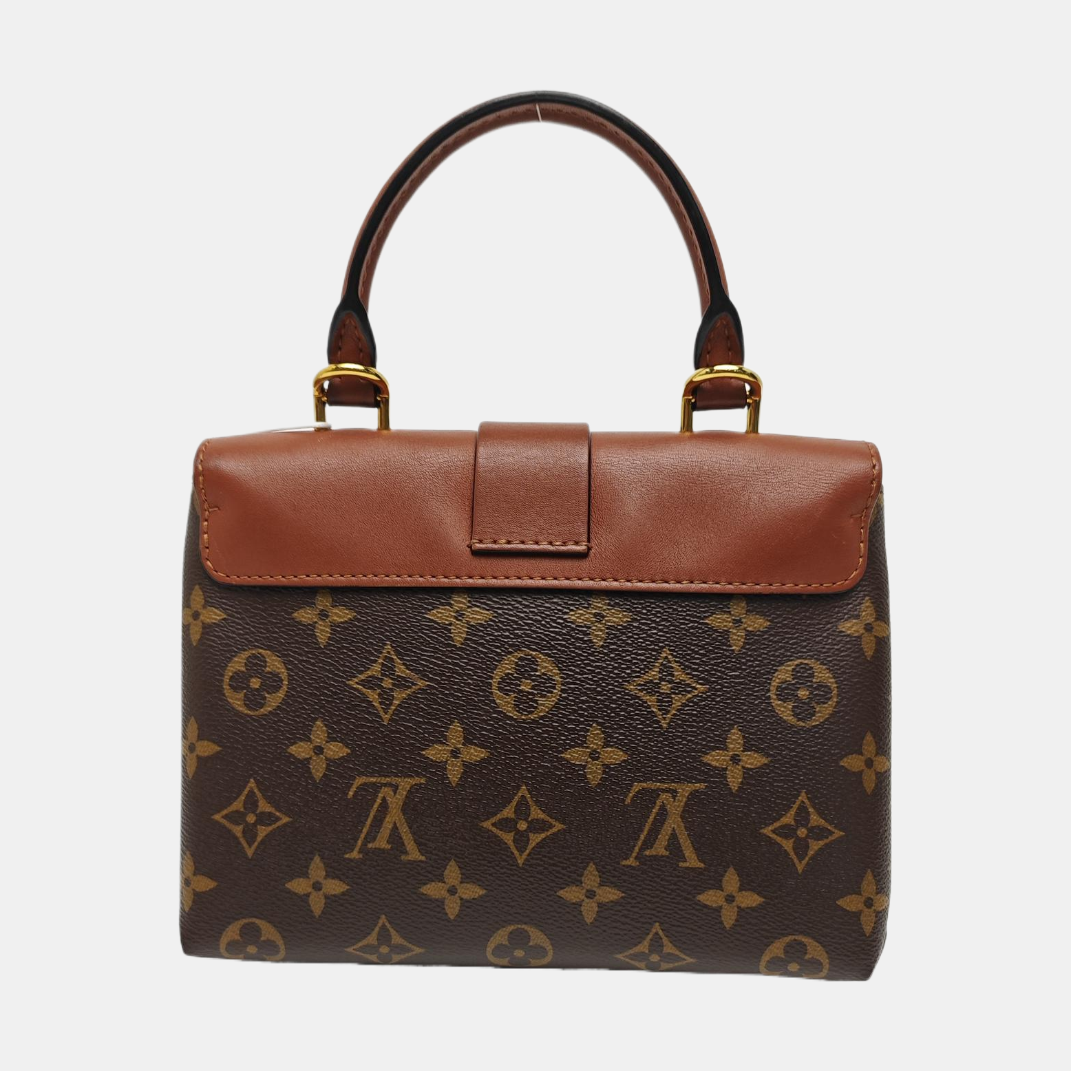 LOCKY BB Monogram Coated Canvas Brown