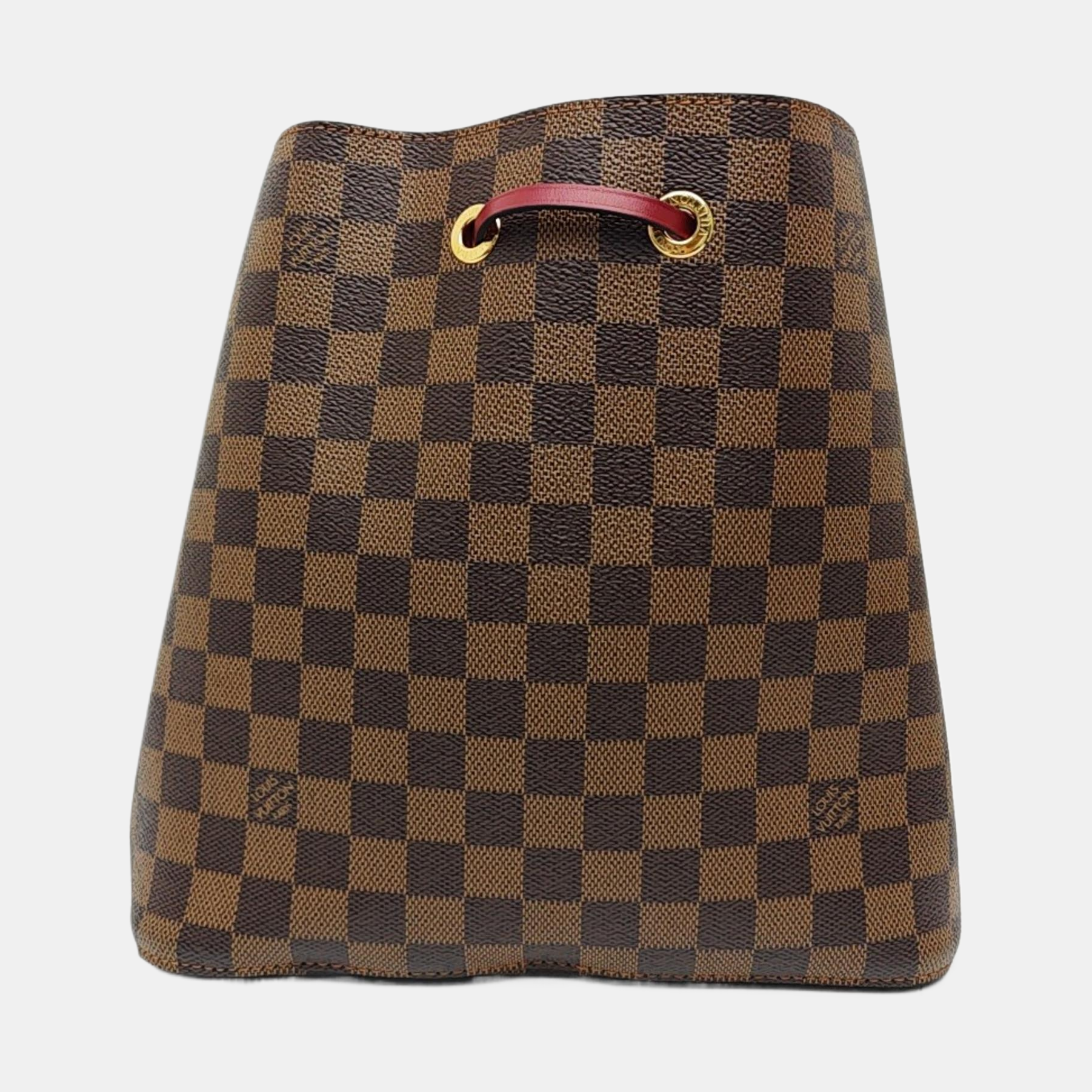NÉONOÉ MM Damier Ebene Coated Canvas Brown