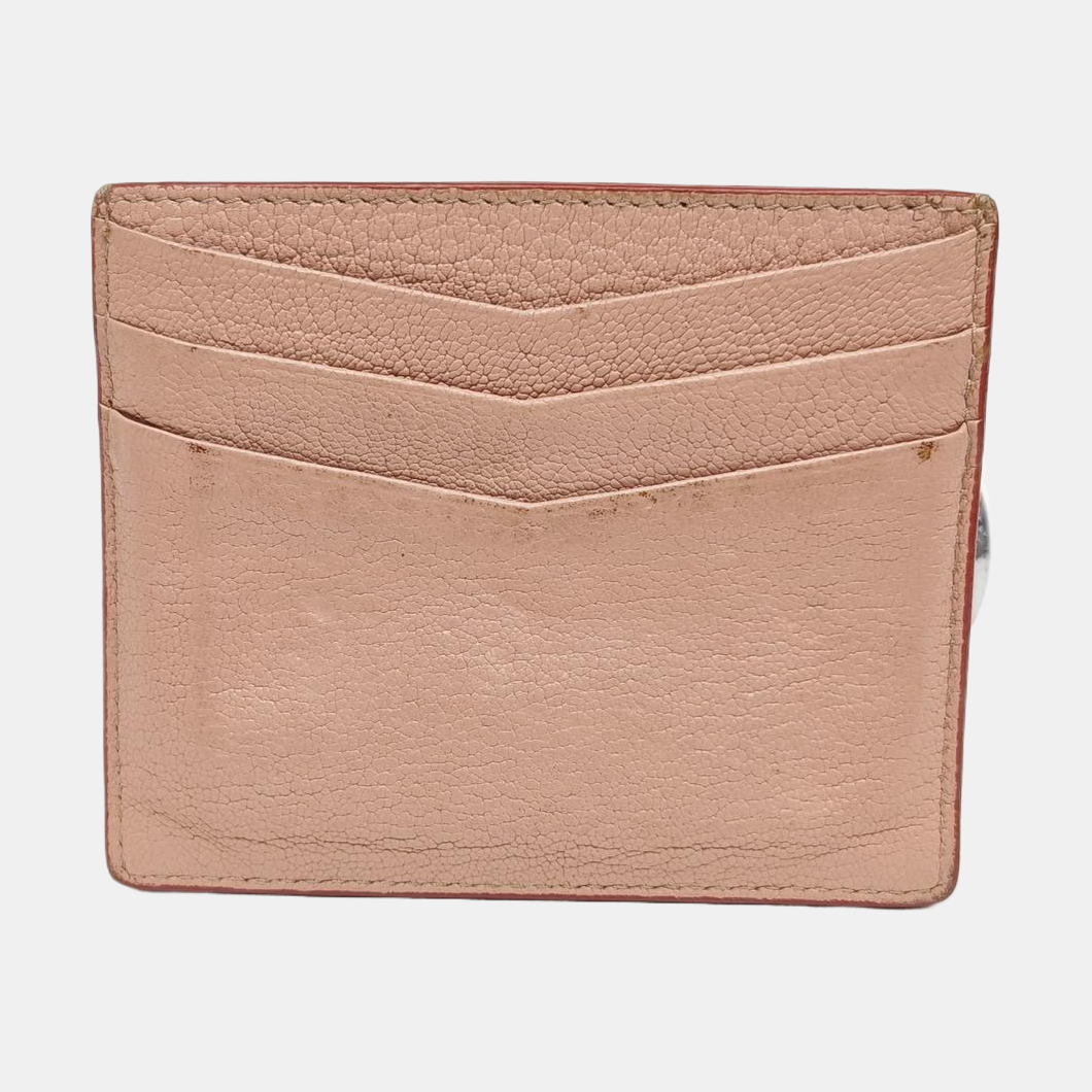 Love Lambskin Pink Card Holder