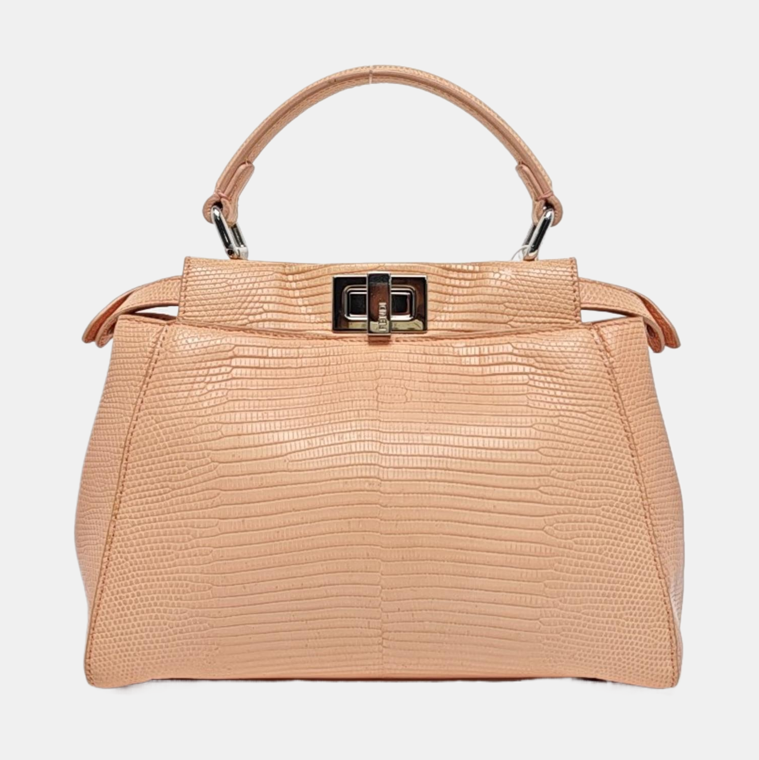 Authenticated pre-owned  Peekaboo Mini Lizard Pink - Shoulder Bag at Looply