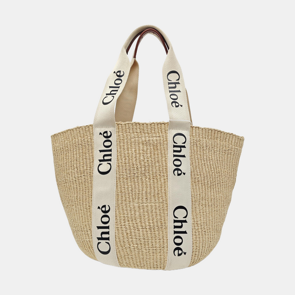 Woody Small Straw Beige