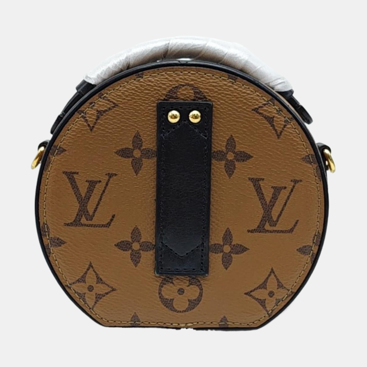 BOITE CHAPEAU Mini Monogram Coated Canvas Brown