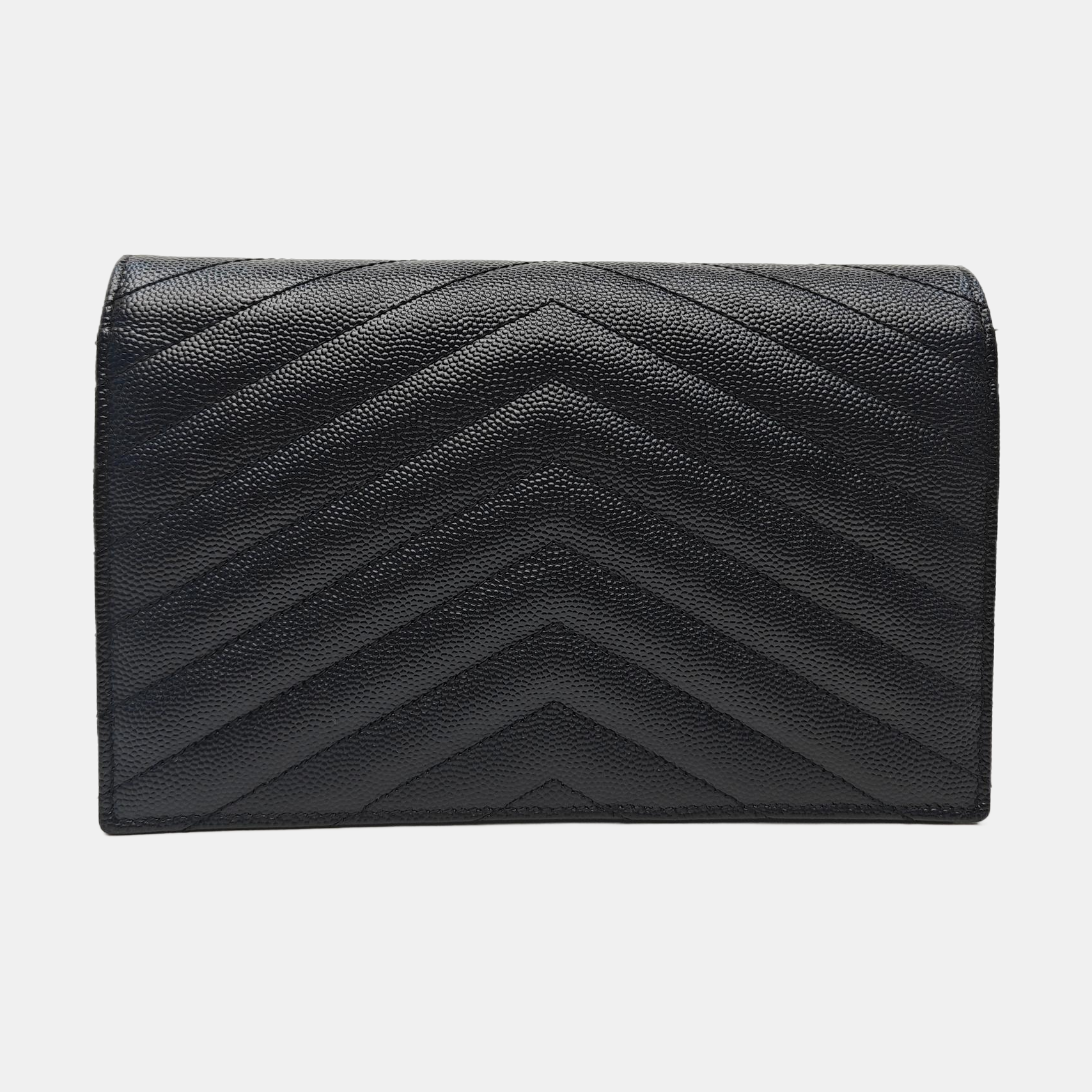 MONOGRAM WOC Chevron Calfskin Black