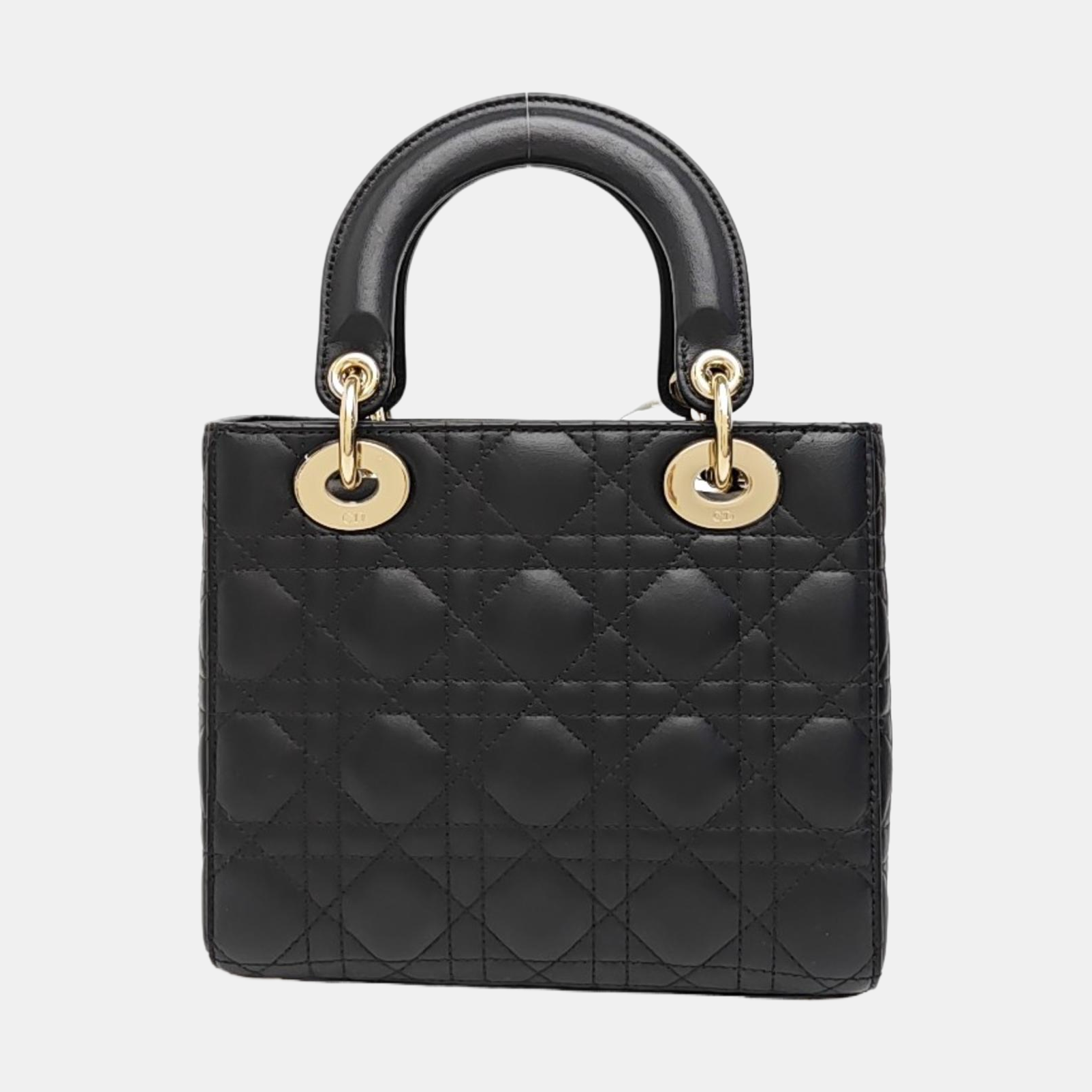 Lady Dior Small Cannage Calfskin Black