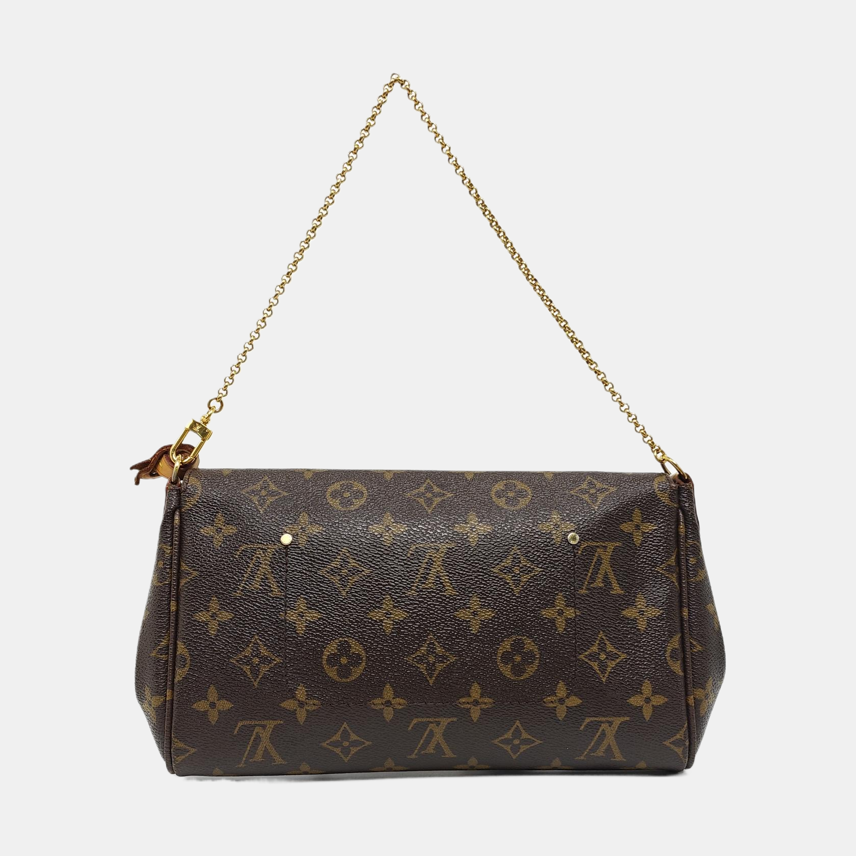 FAVORITE MM Monogram Coated Canvas Brown