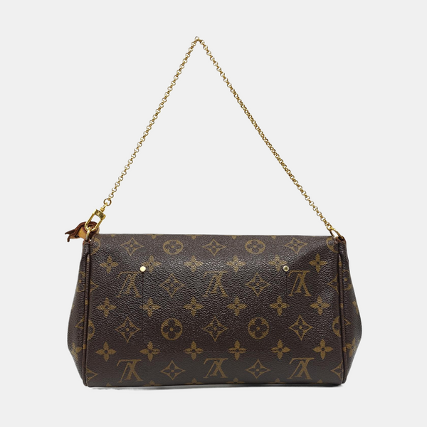 FAVORITE MM Monogram Coated Canvas Brown