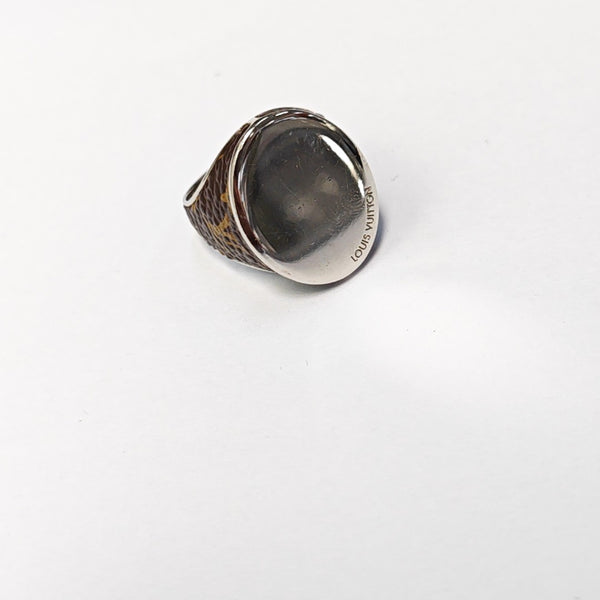 Metal Brown Ring EU 61