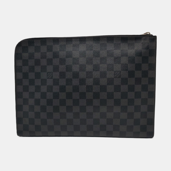 JOUR GM Damier Graphite Coated Canvas Gray