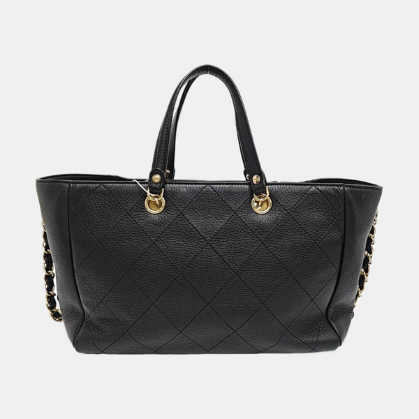 BOWLING Quilted Calfskin Black