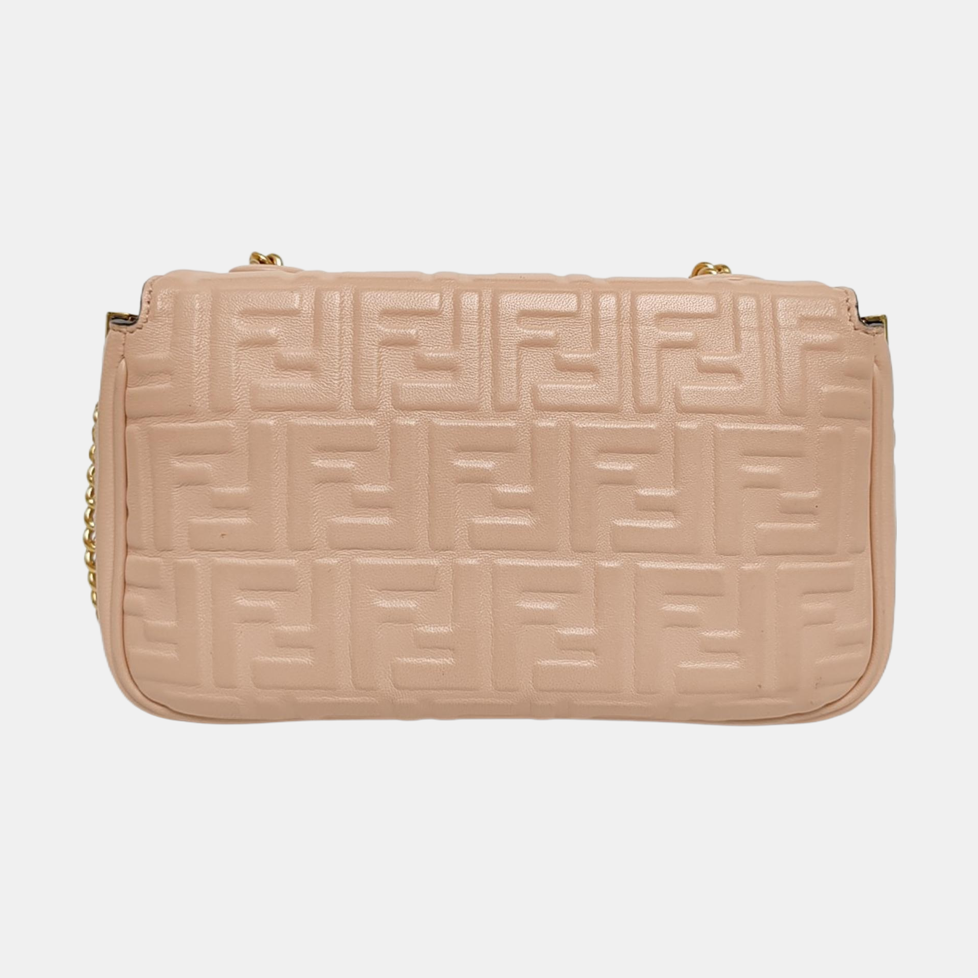 Authenticated pre-owned  Baguette Medium Lambskin Pink - Shoulder Bag at Looply