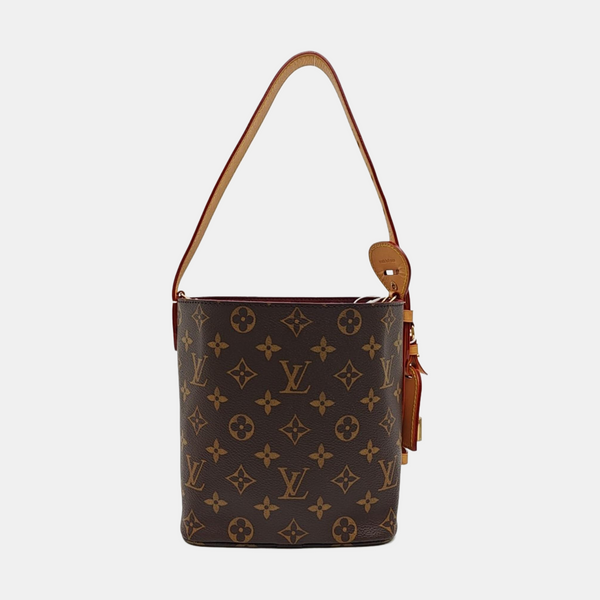 ALL IN Monogram Coated Canvas Brown