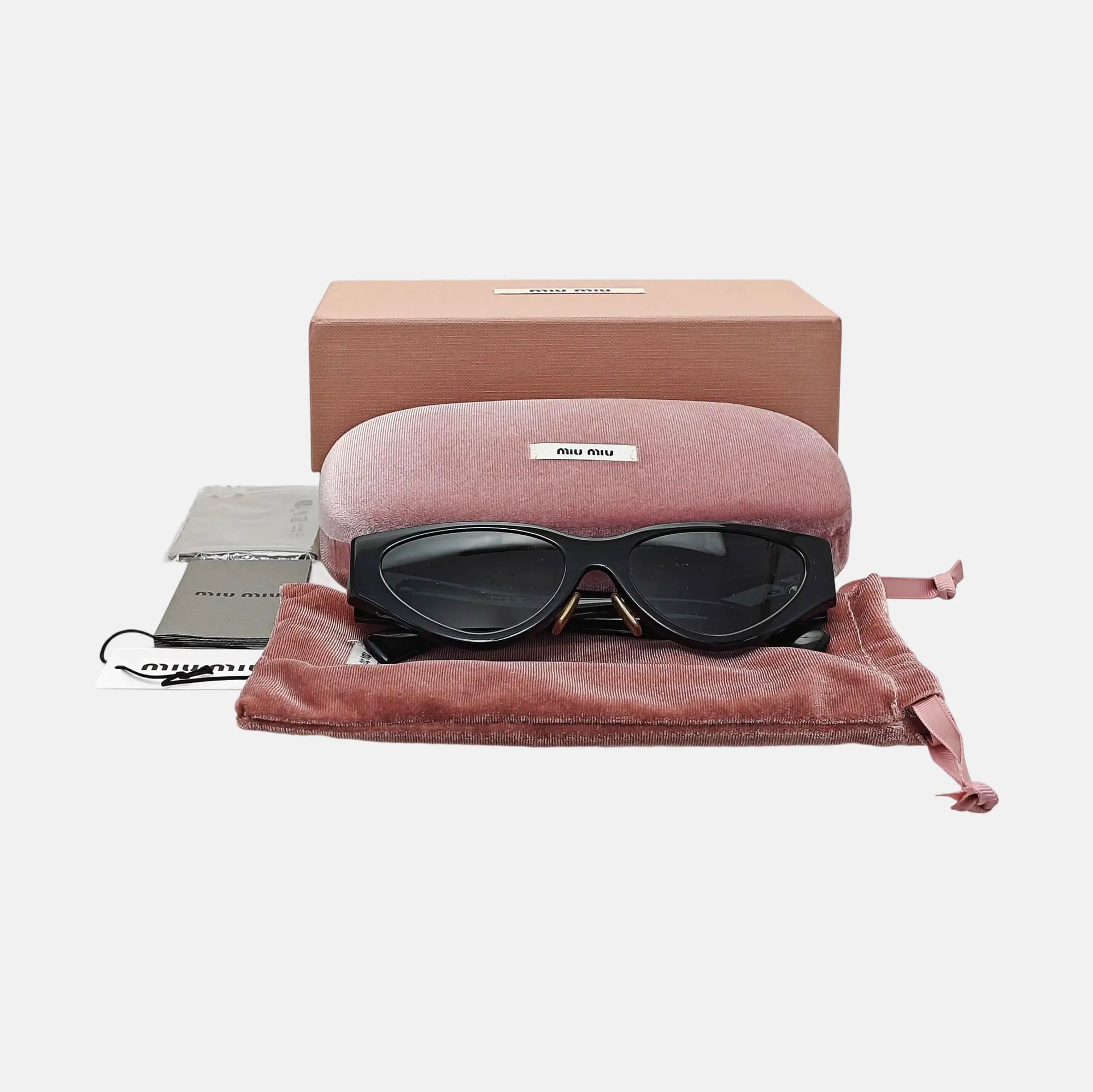 Synthetic Sunglasses Black