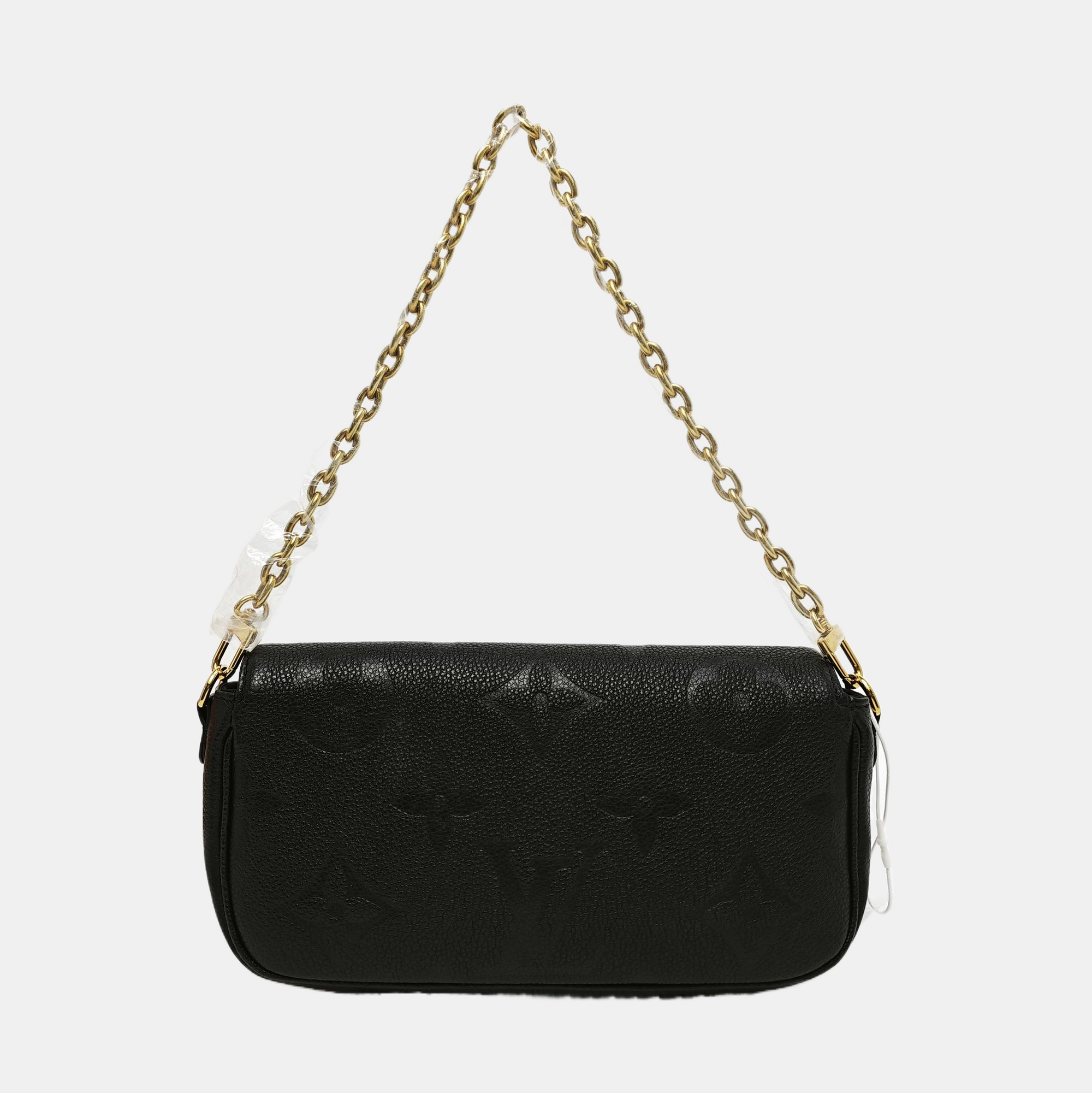 IVY Monogram Calfskin Black