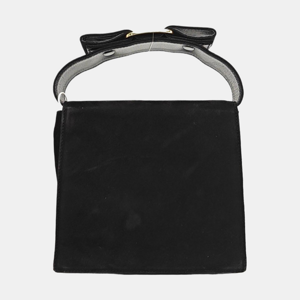 Suede Shoulder Bag Black