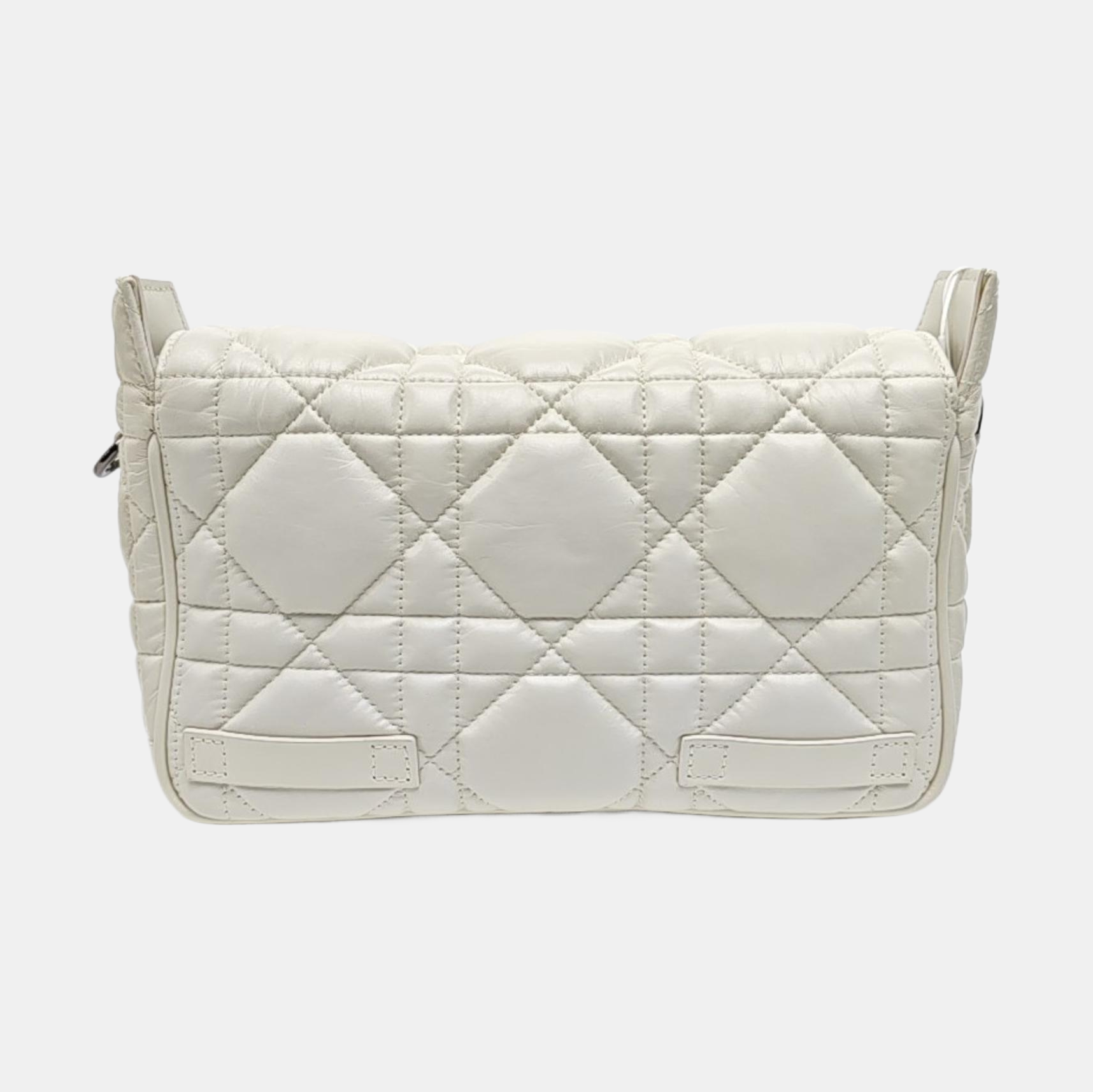 Diorcamp Small Cannage Calfskin White