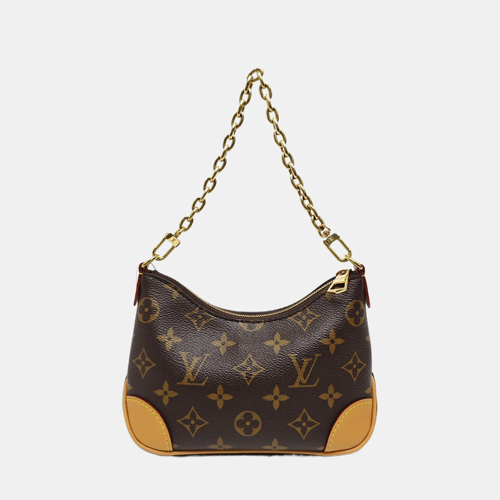 BOULOGNE Nano Monogram Coated Canvas Brown