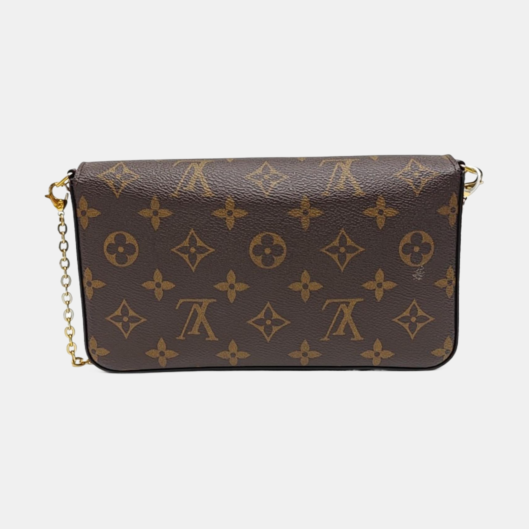 FÉLICIE Monogram Coated Canvas Brown