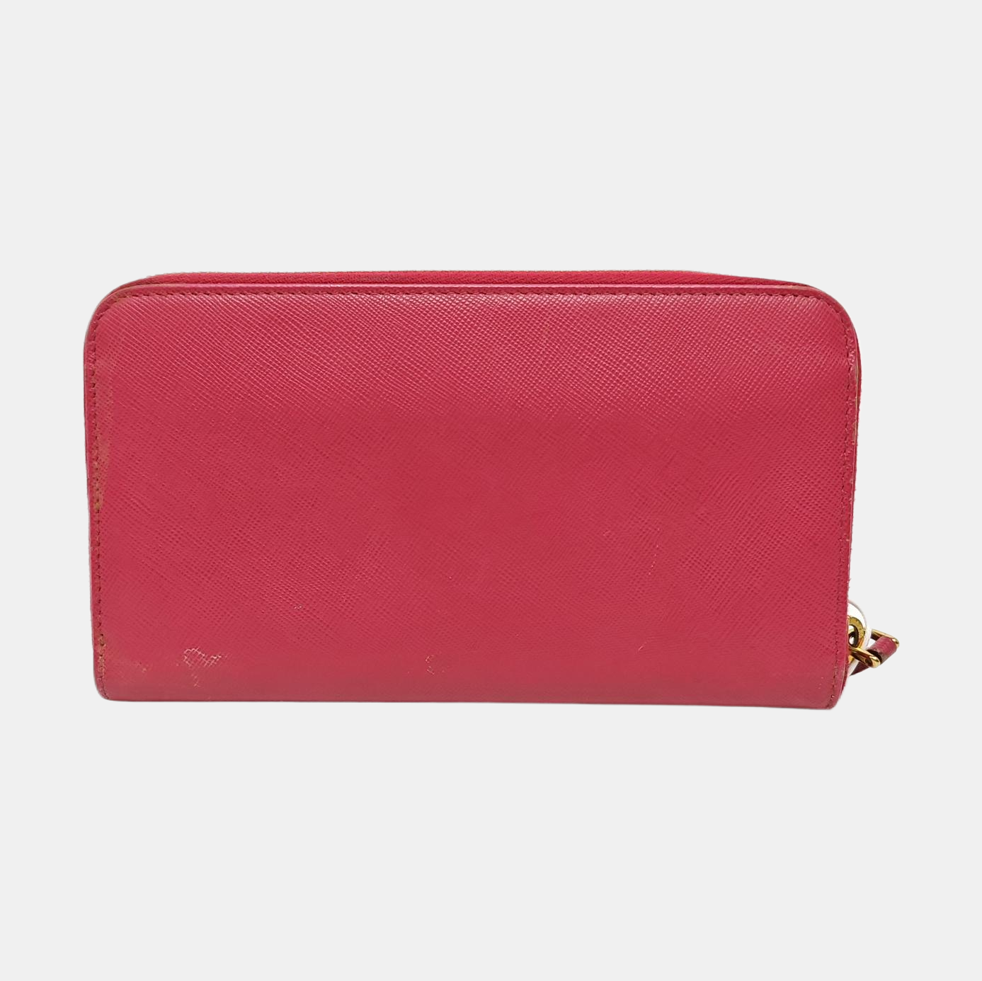 Zippy Wallet Saffiano Calfskin Red Wallet