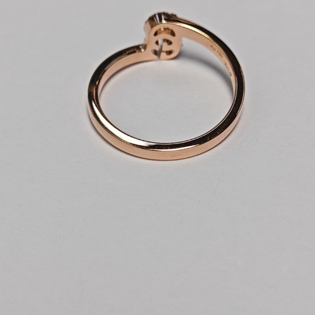 GG Running 18k Rose Gold Ring EU 50