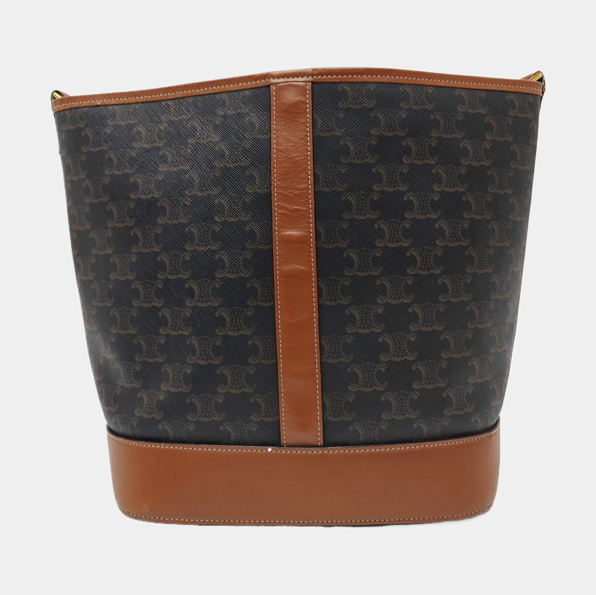TRIOMPHE CANVAS Small Coated Canvas Brown
