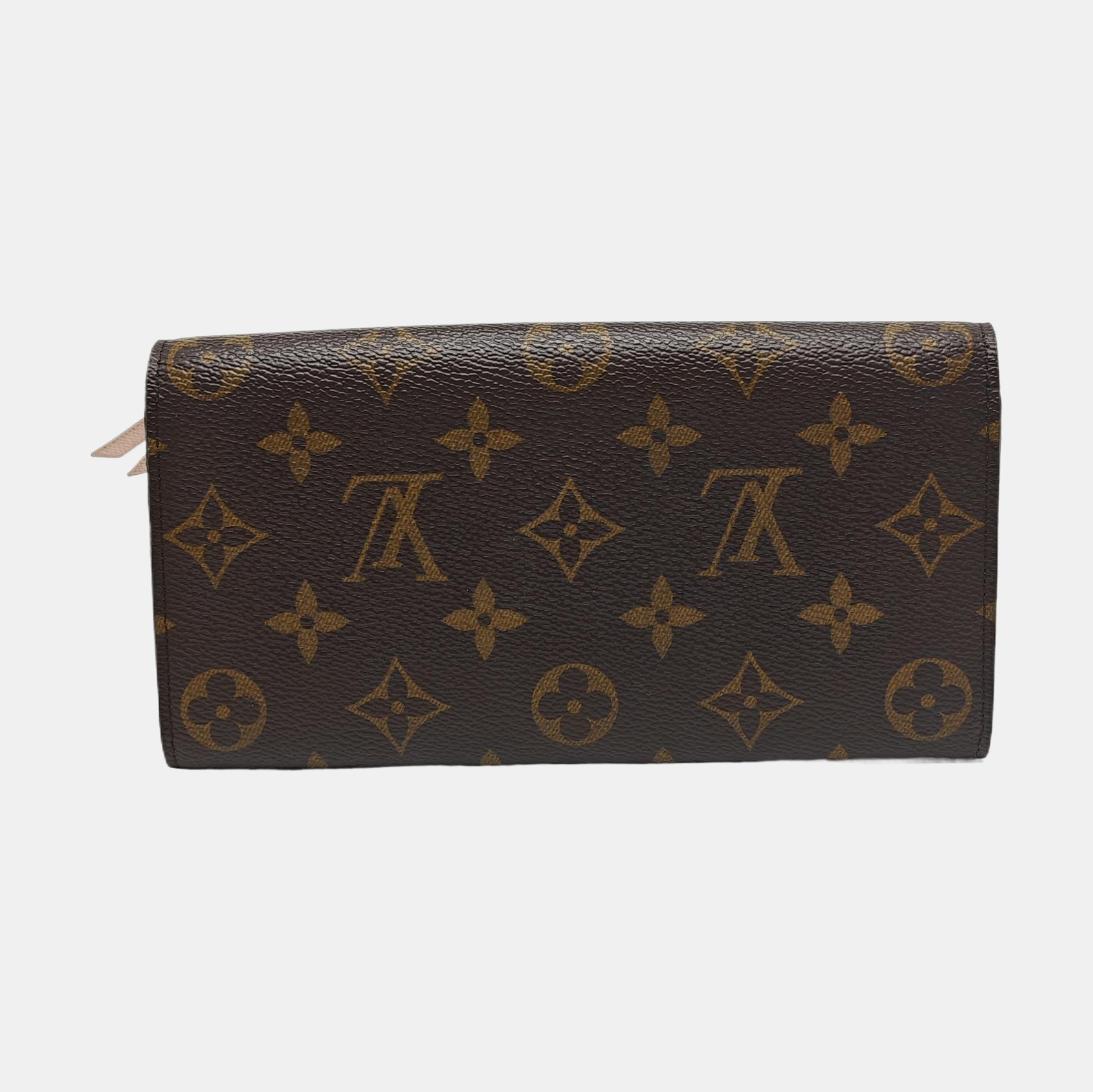 EMILIE Monogram Coated Canvas Brown Wallet