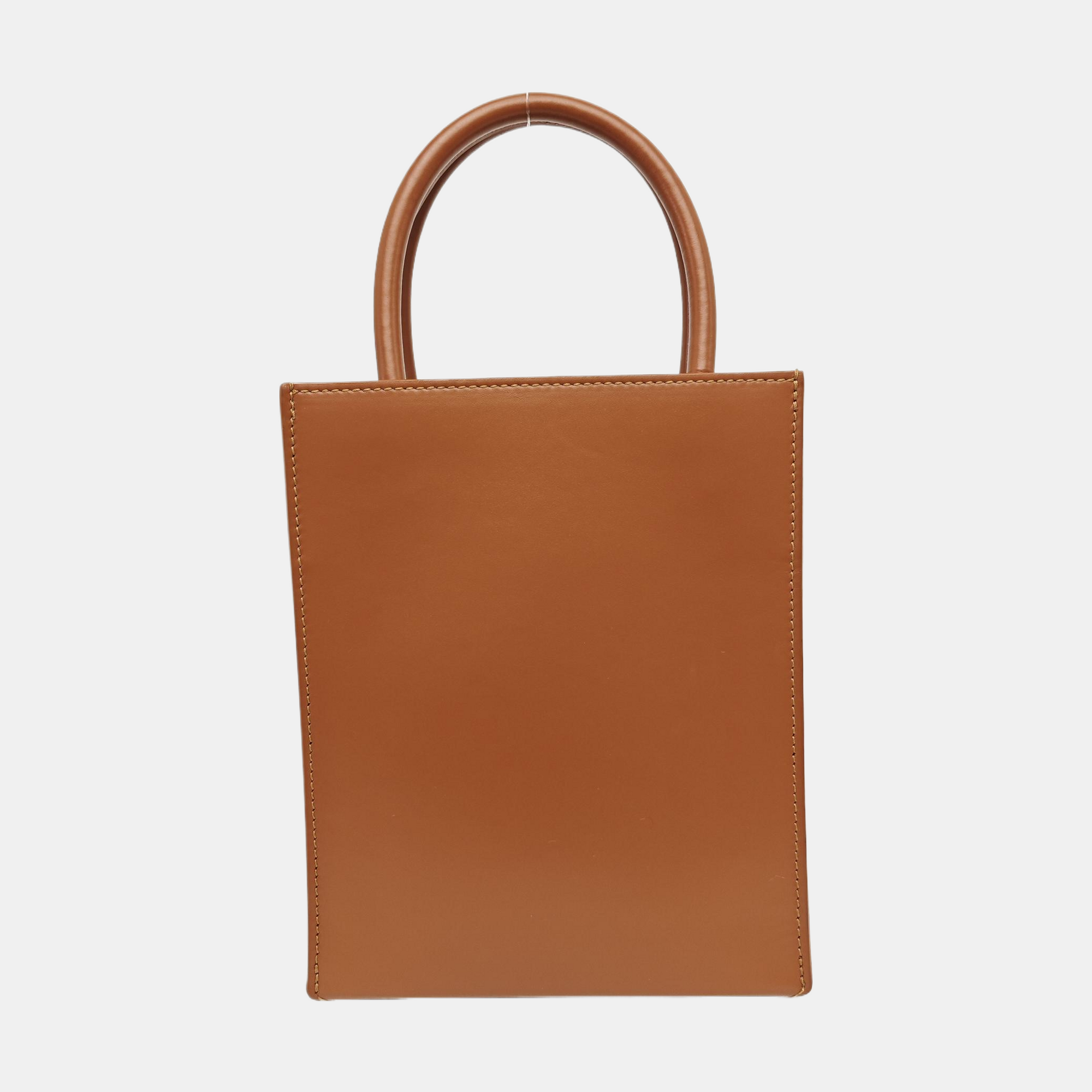 Calfskin Tote Bag Brown