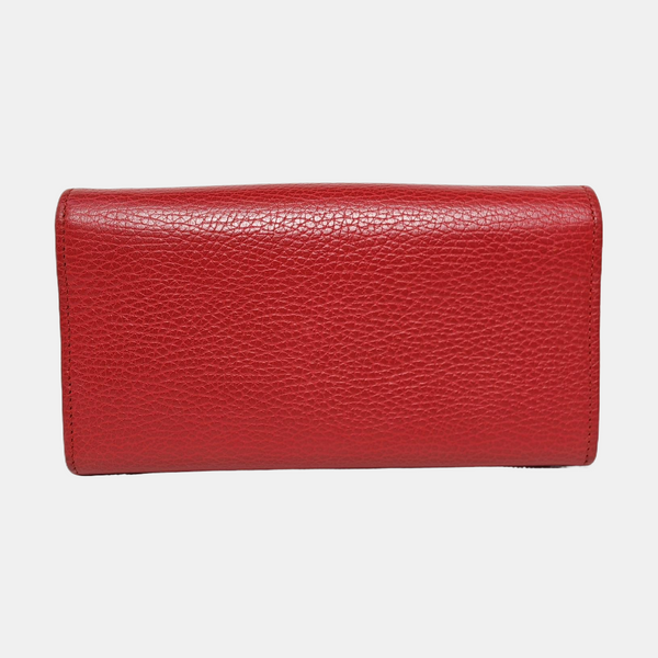GG Marmont Super Mini Calfskin Red