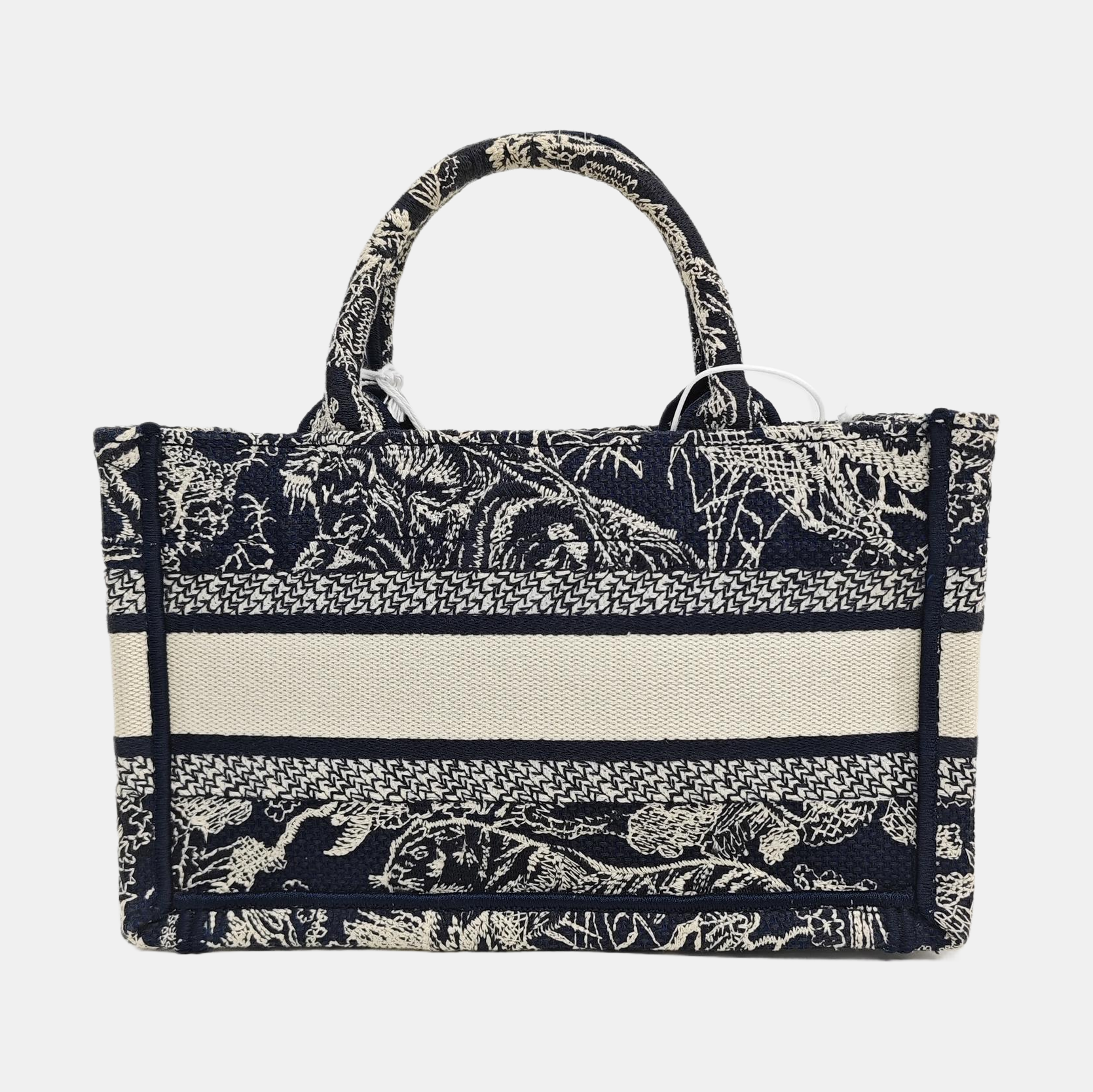 Book Tote Mini Fabric Blue