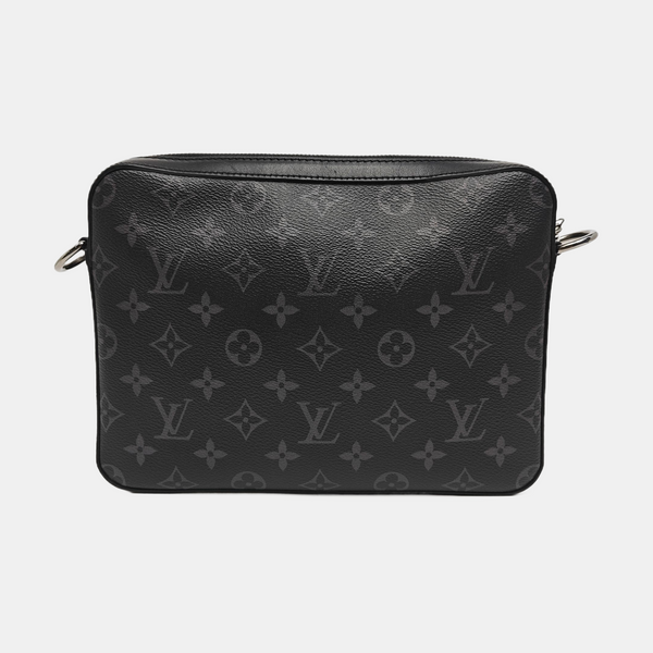 TRIO Monogram Coated Canvas Gray