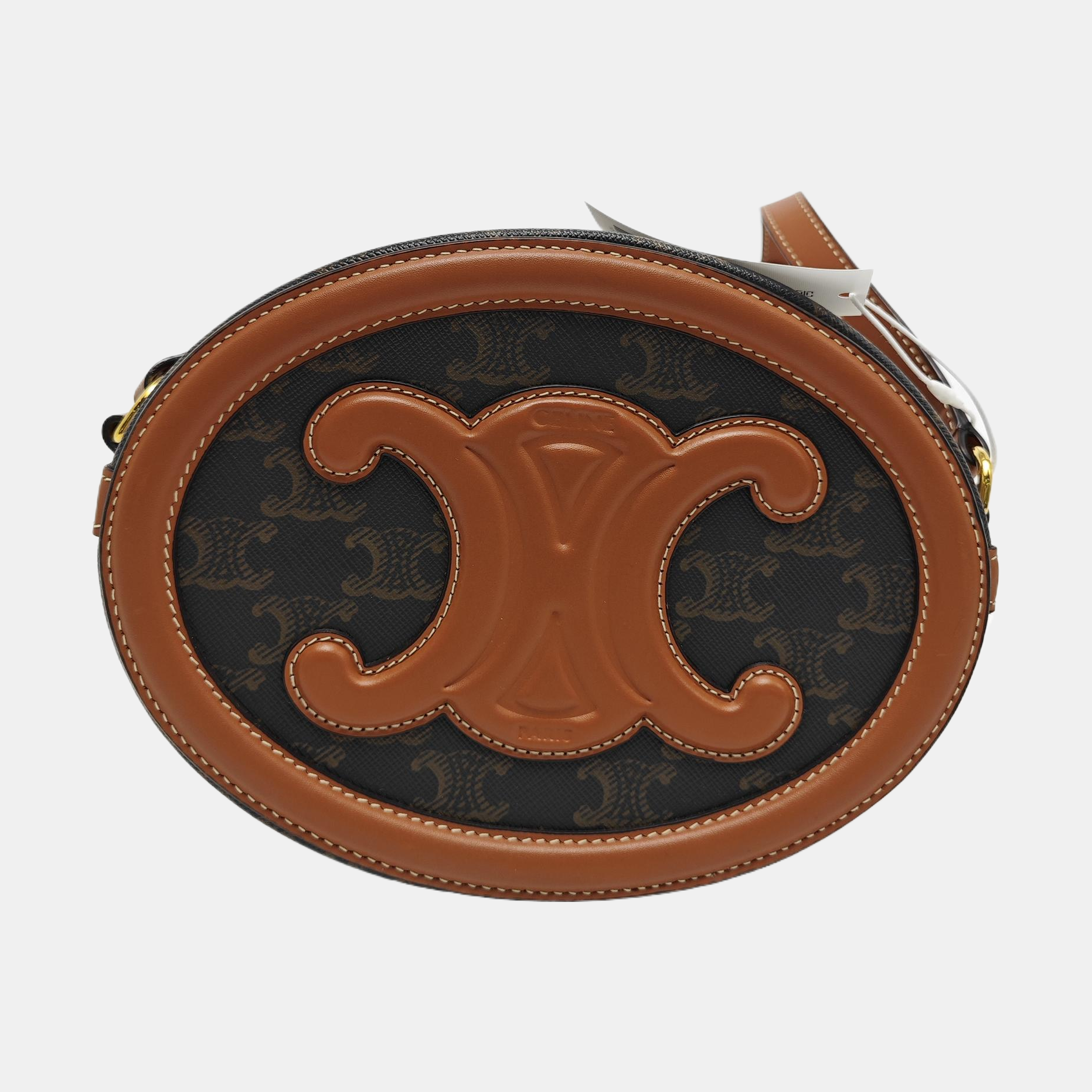 Authenticated pre-owned  TRIOMPHE Coated Canvas Black - Shoulder Bag at Looply