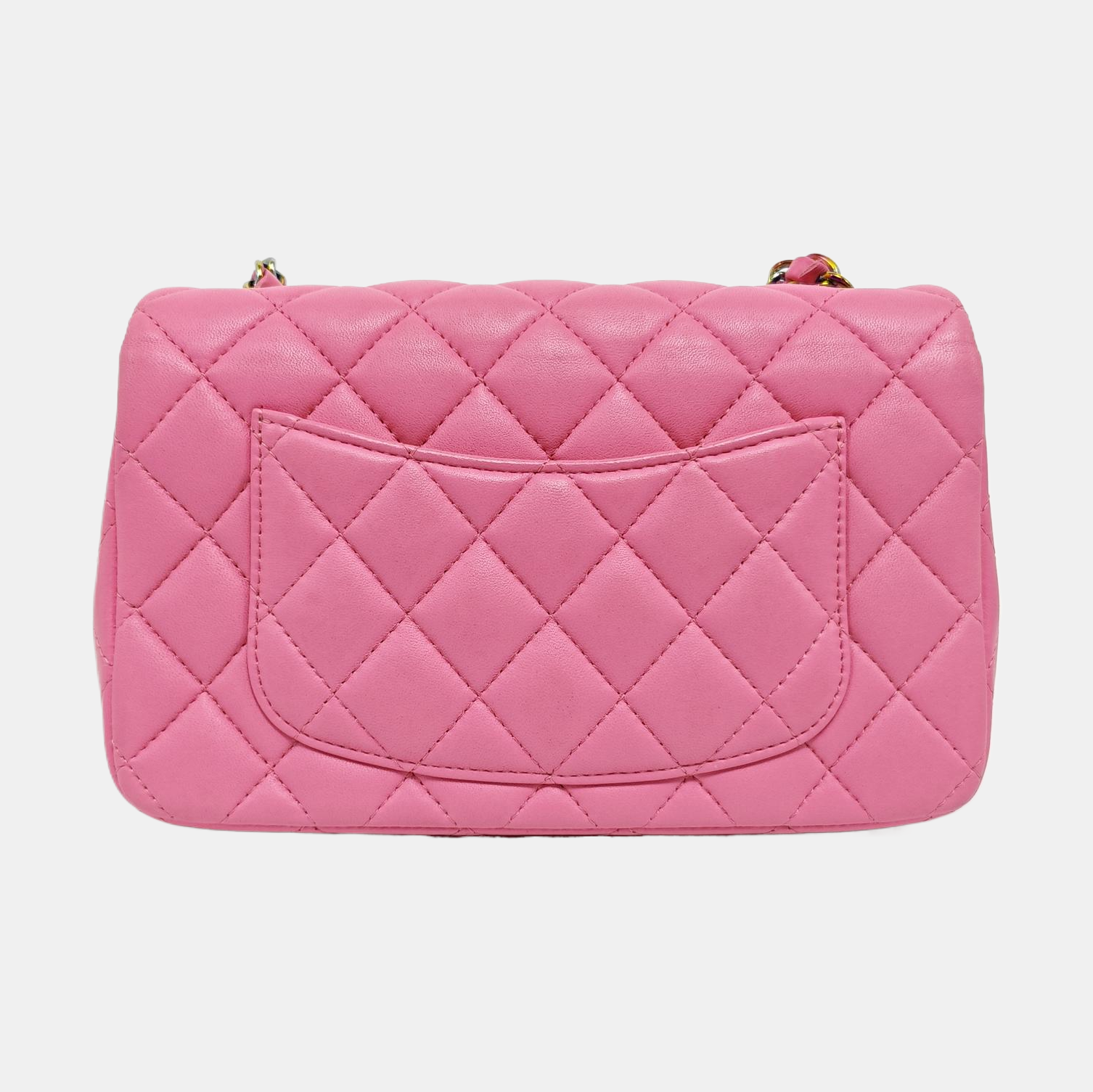 CLASSIC FLAP Mini Quilted Lambskin Pink