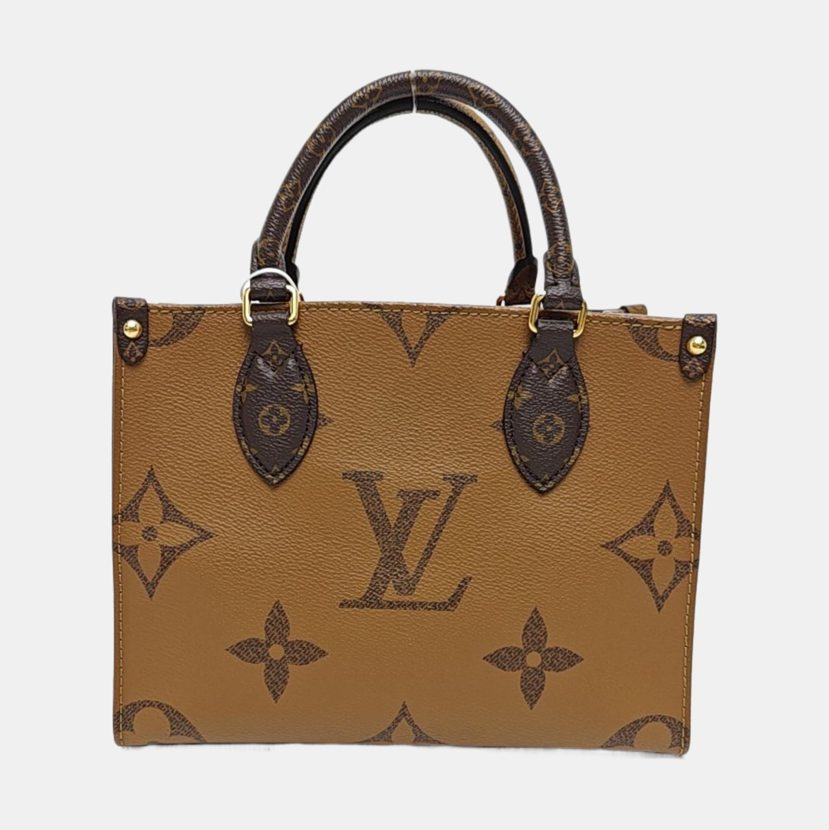 ONTHEGO PM Monogram Coated Canvas Brown