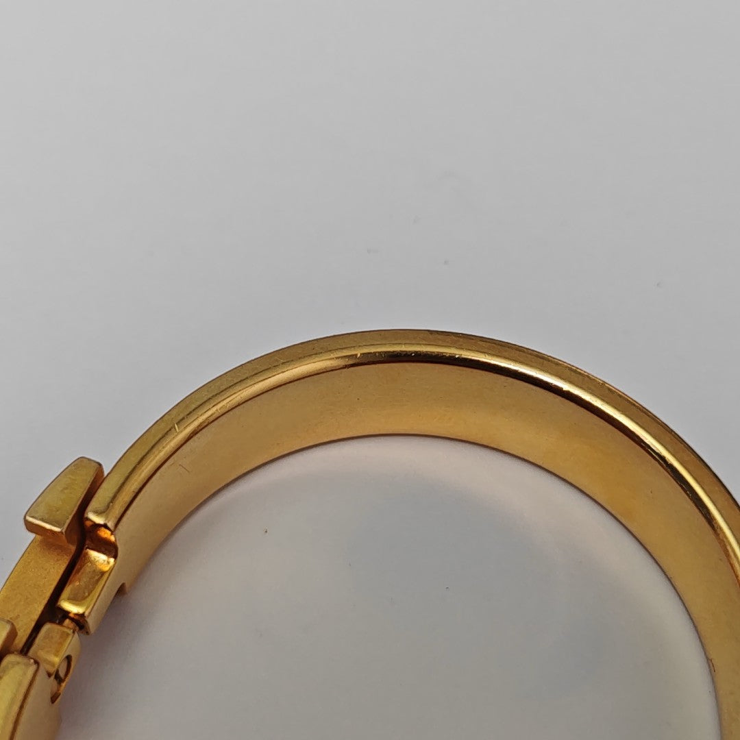 Clic H Metal Gray Bangle