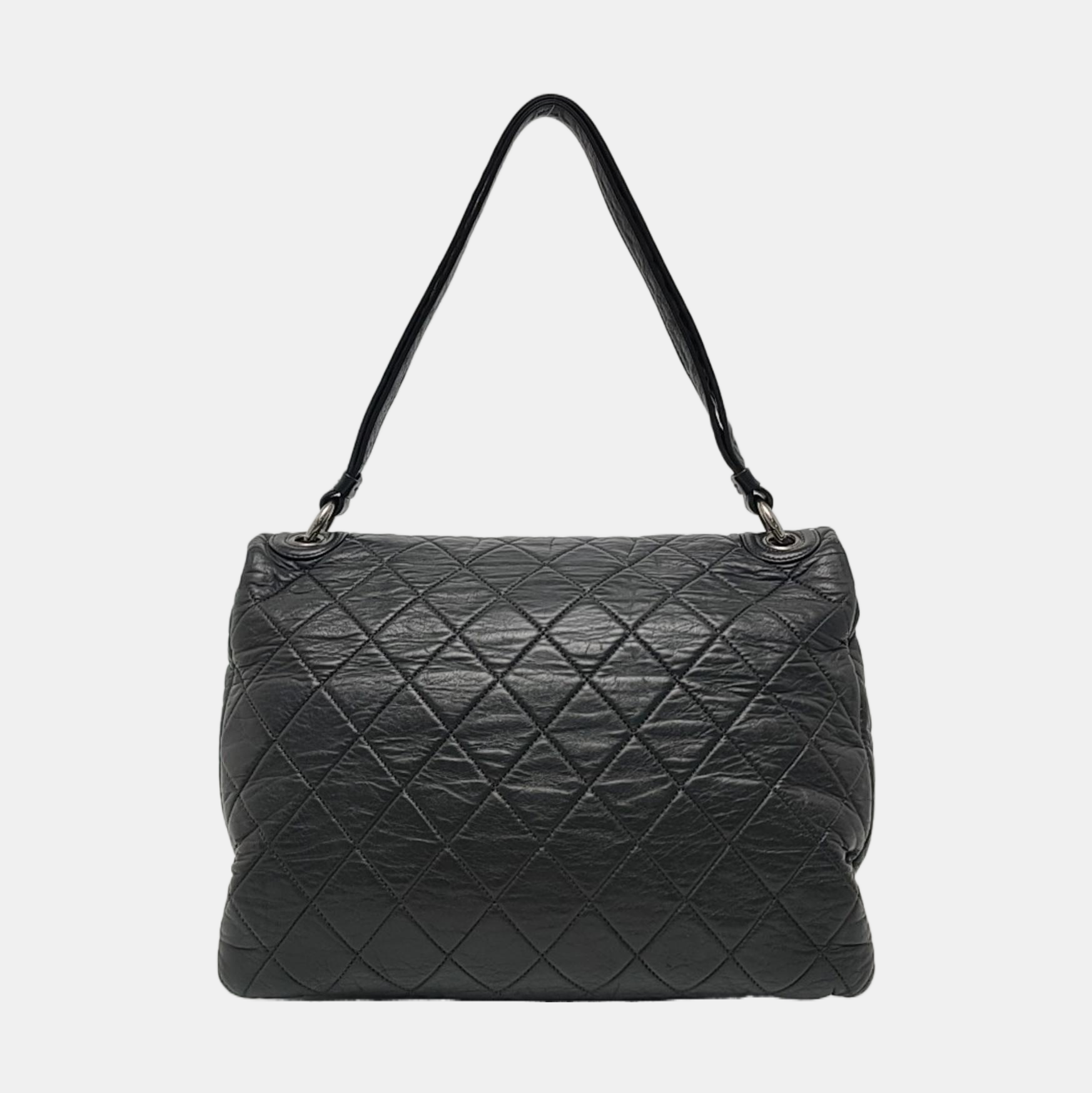 Quilted Lambskin Gray