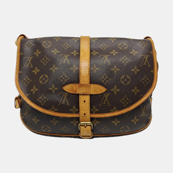 SAUMUR Monogram Coated Canvas Brown