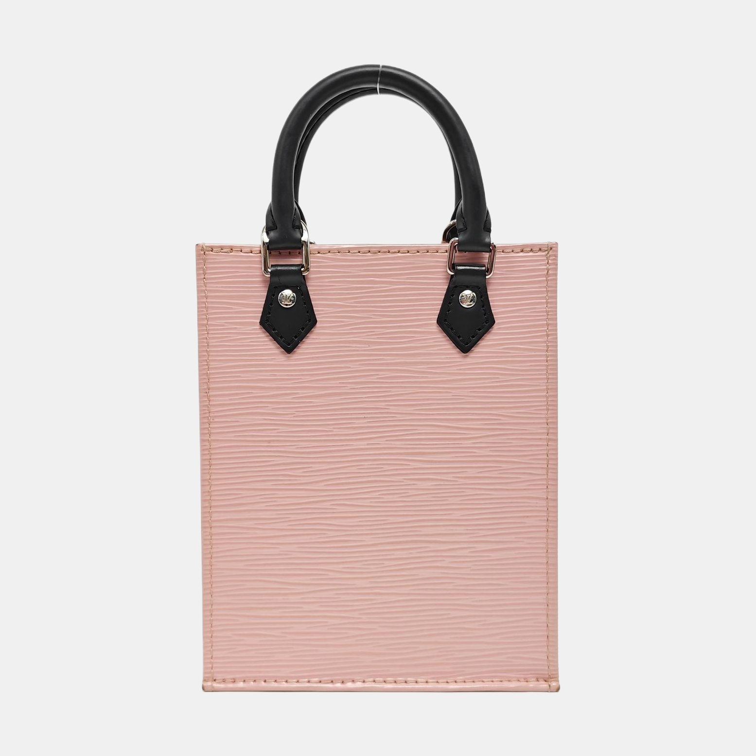 SAC PLAT Mini Epi Pink