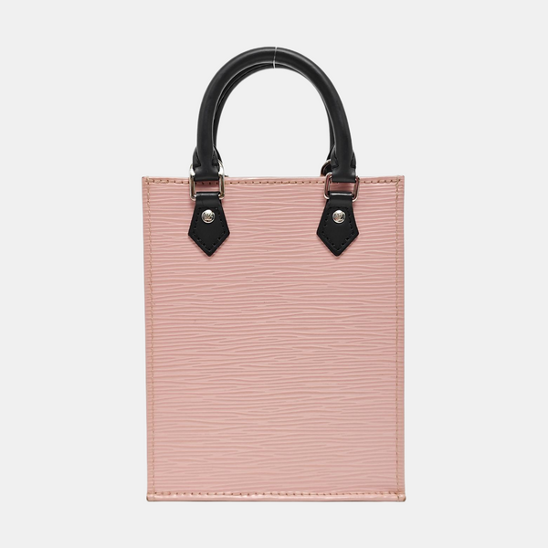 SAC PLAT Mini Epi Pink