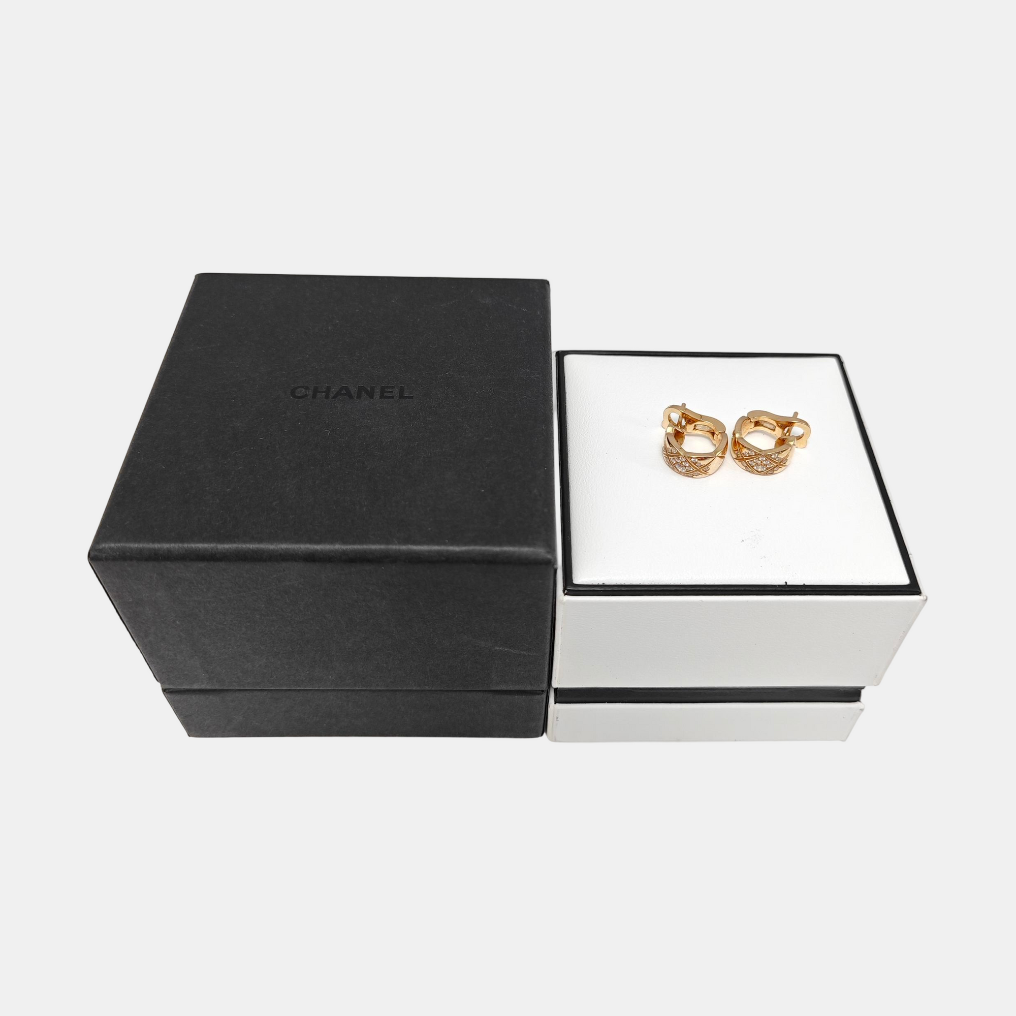 COCOCRUSH 18k Rose Gold Stud Earrings