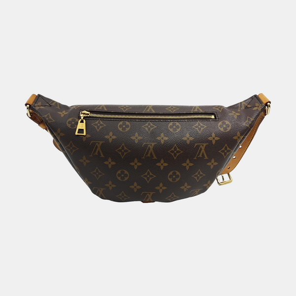 BUMBAG Monogram Coated Canvas Brown