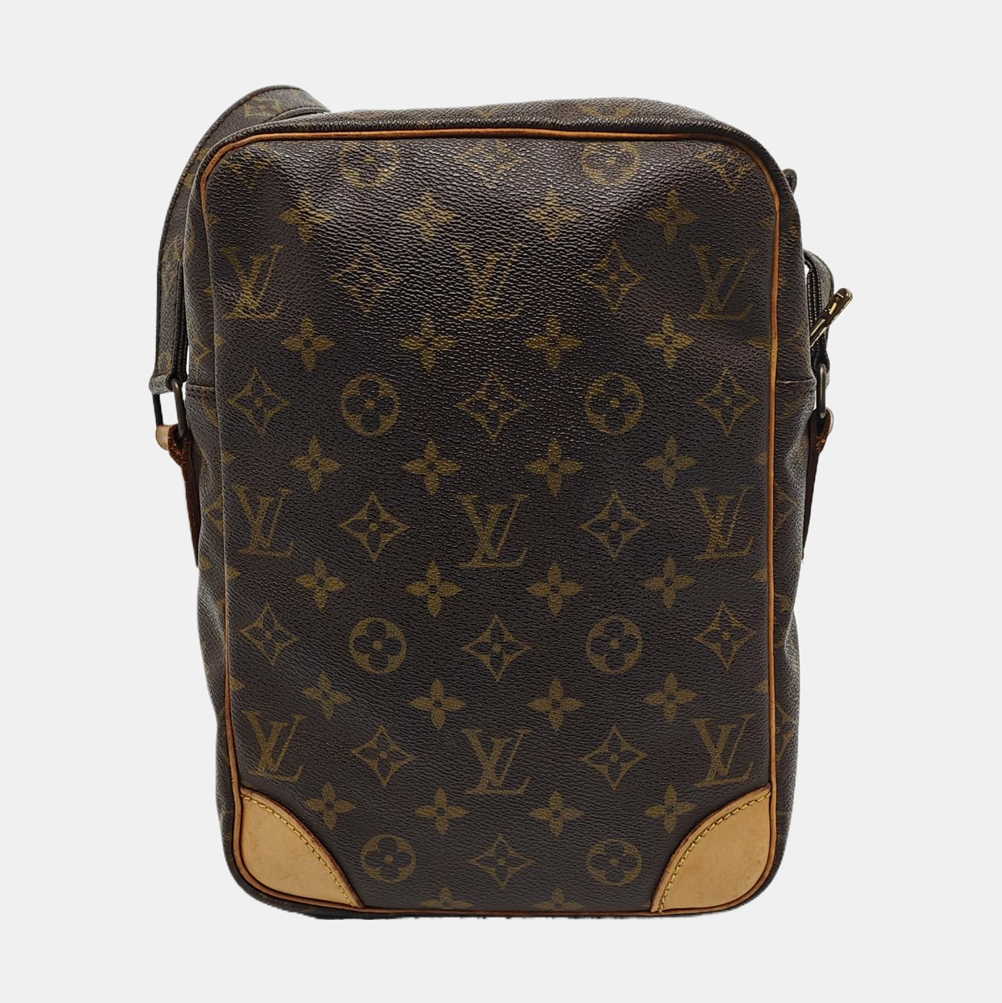DANUBE Monogram Coated Canvas Brown