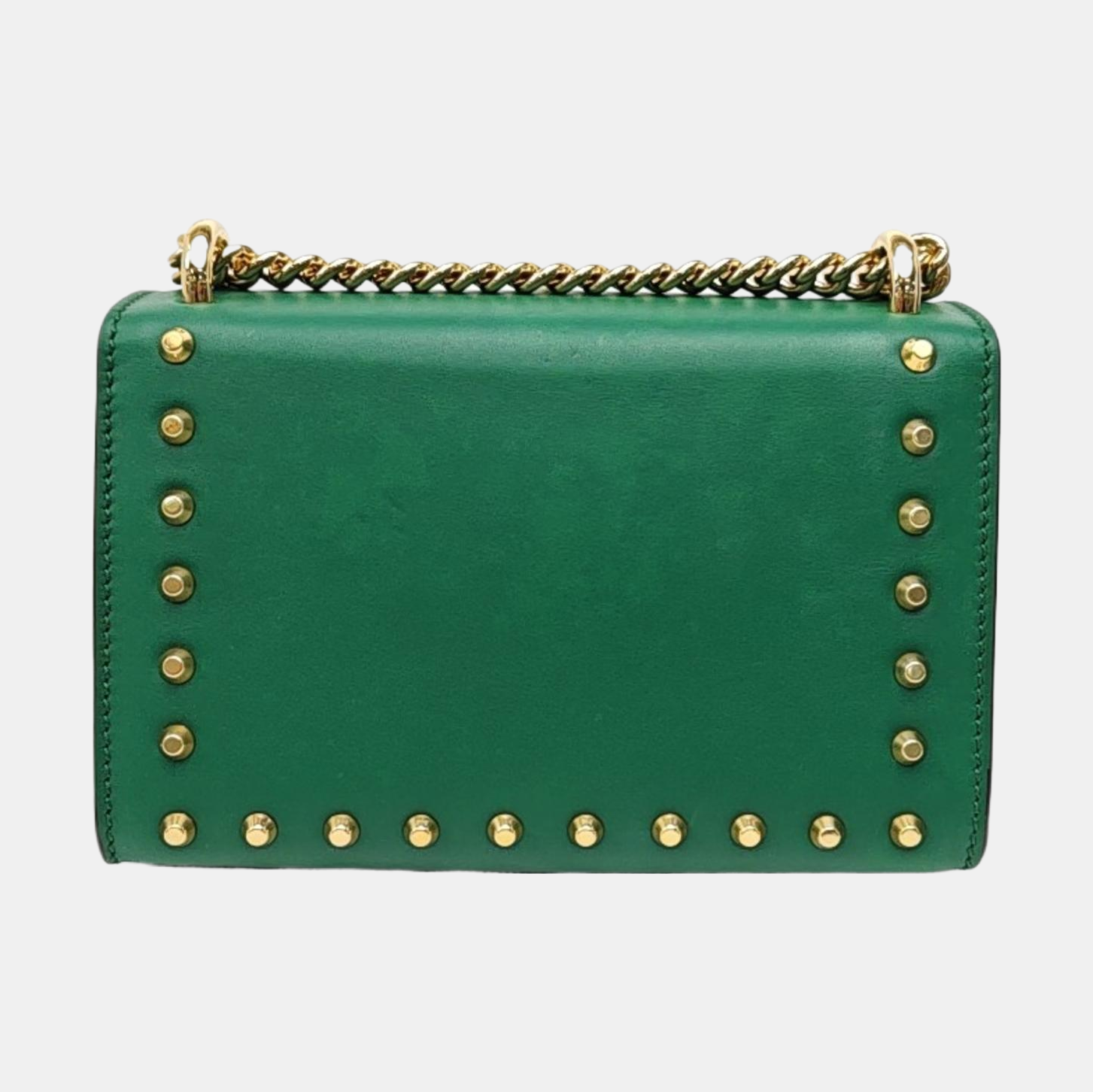 Padlock Small Calfskin Green