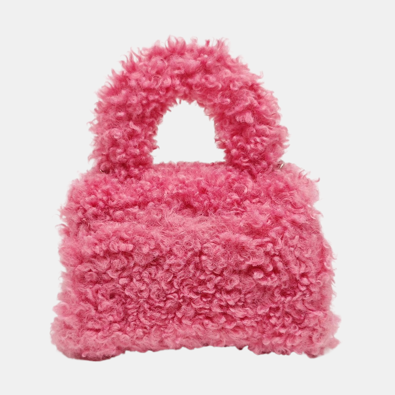 Hourglass Mini Sheepskin Pink