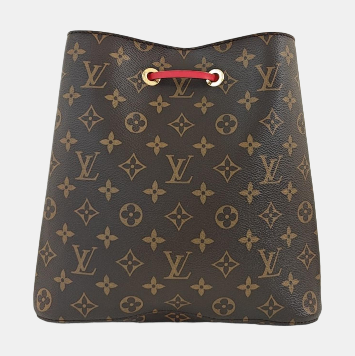 NÉONOÉ MM Monogram Coated Canvas Brown