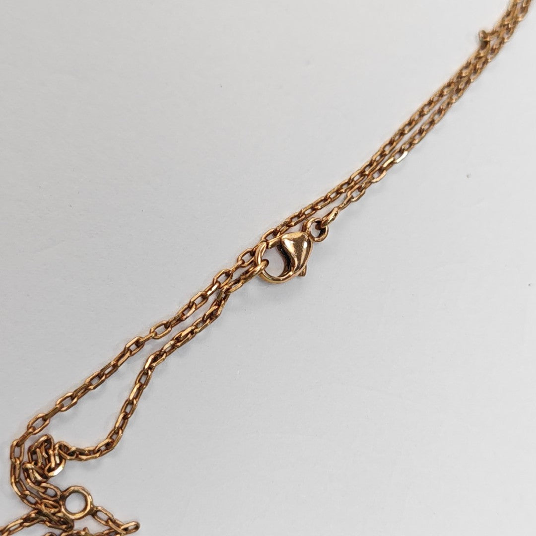 Eileen Metal Rose Gold Necklace